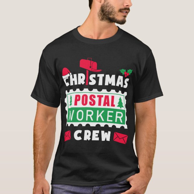 Camiseta Sello de la tripulación de trabajador postal de Na (Anverso)