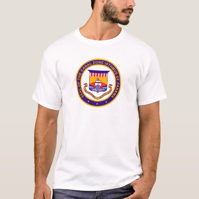 Camiseta Sello de la zona del canal de Panamá (Anverso)