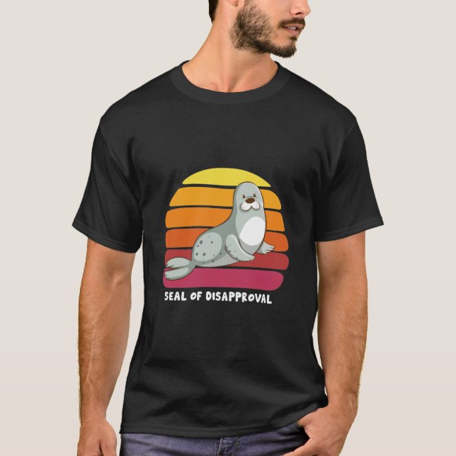 Camiseta Sello De Los Sellos De Desaprobación Animales Mari (Anverso)