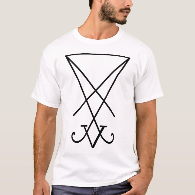 Camiseta Sello de Lucifer (“Sello de Satanás”) (Anverso)