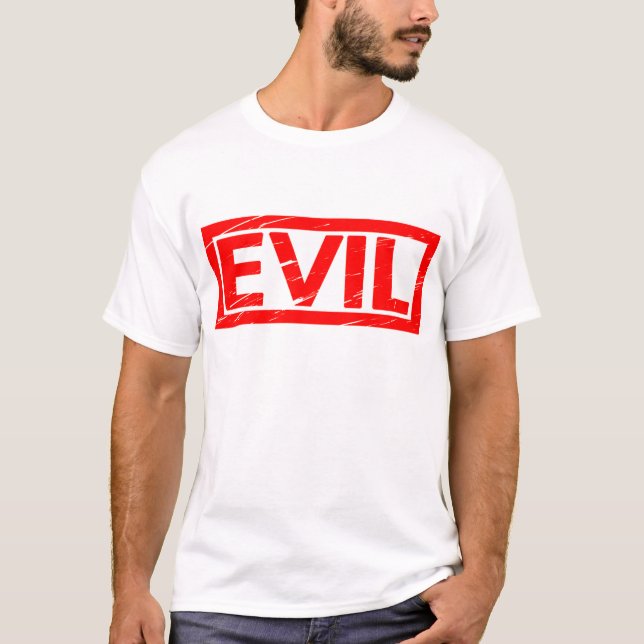 Camiseta Sello de maldad (Anverso)