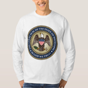 Camiseta Sello de Misisipi (Estado de los Estados Unidos)