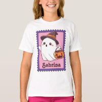 Sello de nombre personalizado de bruja fantasma de