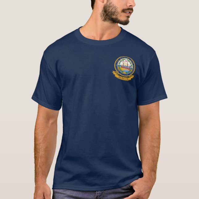 Camiseta Sello de Nuevo Hampshire (Anverso)