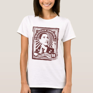 Camiseta Sello de Obama (rosa)