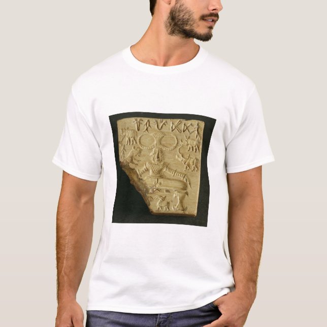 Camiseta Sello de Pasupati de la esteatita, Mohenjodaro, (Anverso)