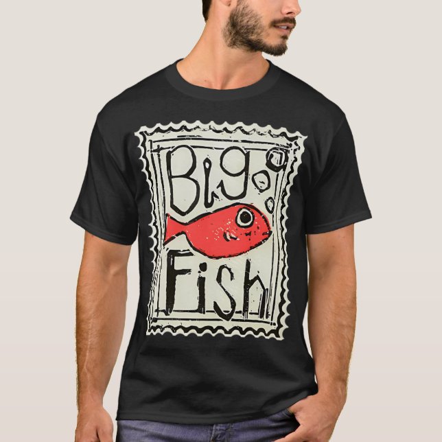 Camiseta Sello de pez grande (Anverso)