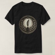 Sello de Pluma y Laurel – Emblema de Libertad