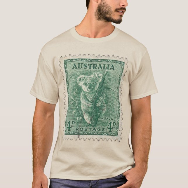 Camiseta Sello de póster cosechado en Australia (Anverso)
