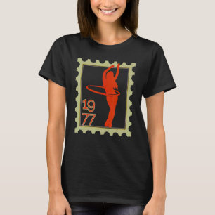 Camiseta Sello De Potencial Con Chica Hula Hoop 1977