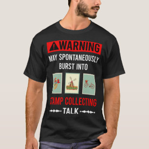 Camiseta Sello de recogida de sellos Philatelist Philatelis