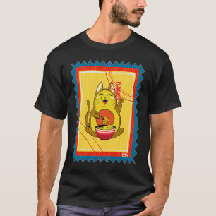 Camiseta Sello de rehenes Tortilla Gato Aguacate