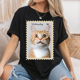 Camiseta Sello de retrato de mascota personalizado Memorial