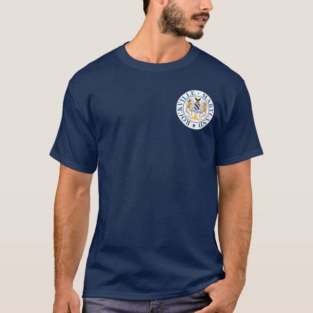 Camiseta Sello de Rockville, Maryland (Anverso)