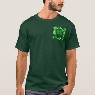 Camiseta Sello de Shamrock de Irlanda por Kenneth Yoncich