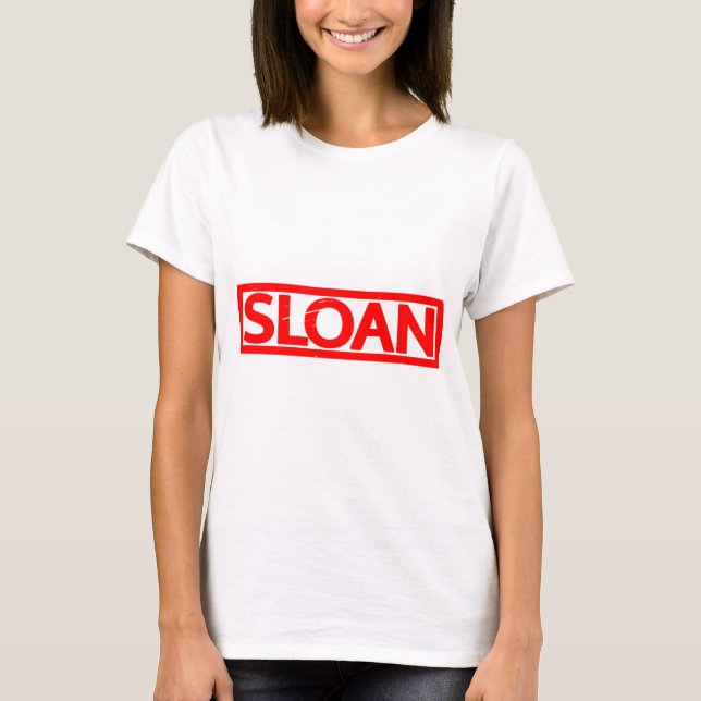 Camiseta Sello de Sloan (Anverso)