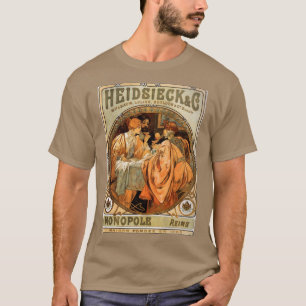 Camiseta Sello de Vintage Heidsieck y Co Monopole Reims