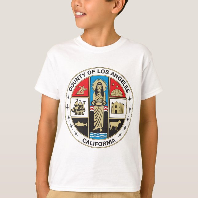 Camiseta Sello del condado de Los Ángeles (Anverso)