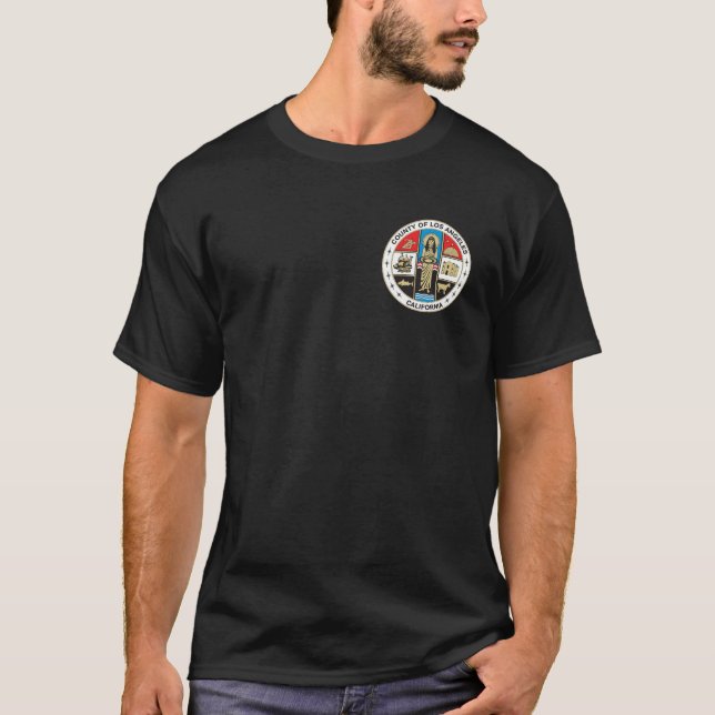 Camiseta Sello del condado de Los Ángeles (Anverso)
