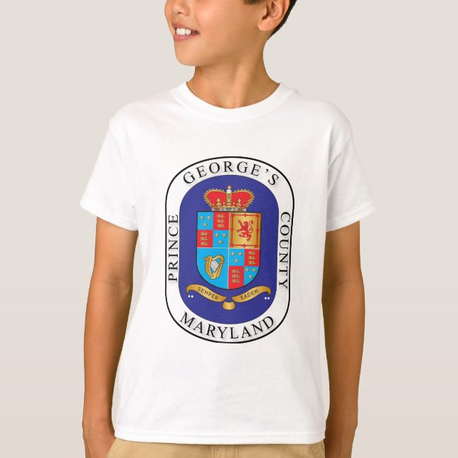 Camiseta Sello del condado de Prince George (Anverso)