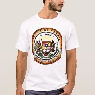 Camiseta Sello del estado de Hawaii