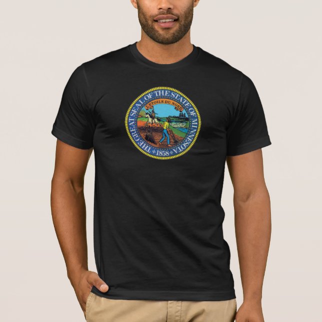 Camiseta Sello del estado de Minnesota (Anverso)