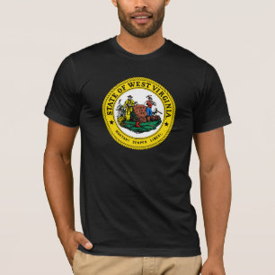 Camiseta Sello del Estado de Virginia Occidental -