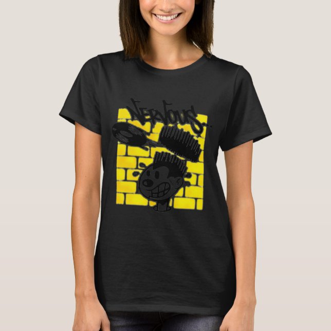 Camiseta Sello discográfico nervioso (Anverso)