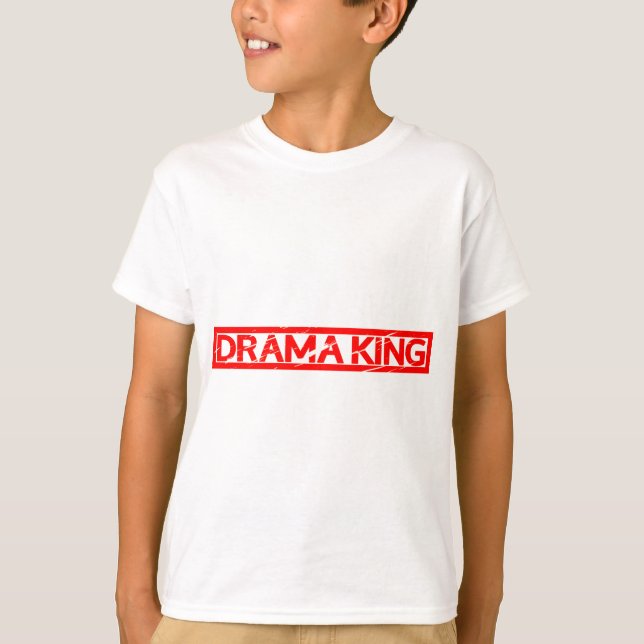 Camiseta Sello Dramático King (Anverso)