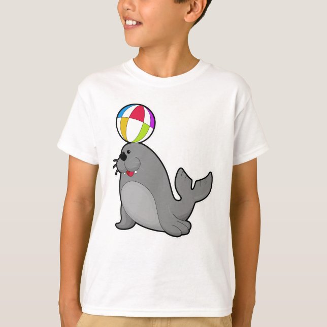 Camiseta Sello en deportes acuáticos con waterpolo (Anverso)