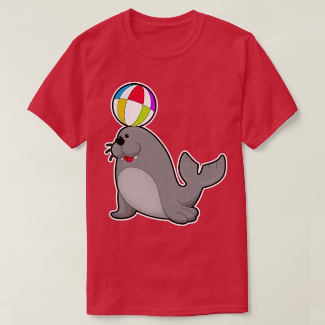 Camiseta Sello en deportes acuáticos con waterpolo (Diseño del anverso)