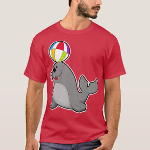Camiseta Sello en deportes acuáticos con waterpolo