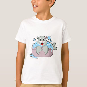 Camiseta Sello en la bañera
