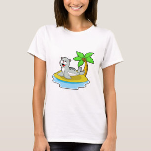Camiseta Sello en la isla