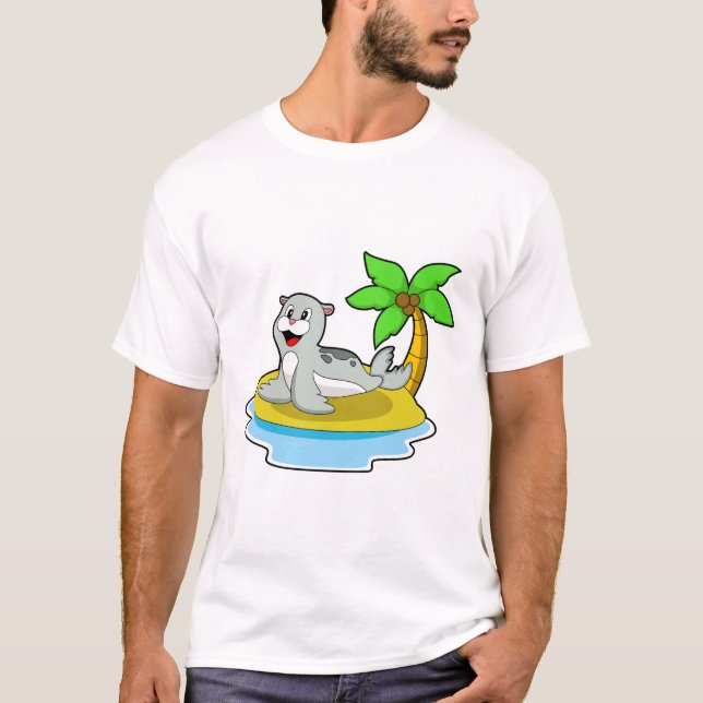 Camiseta Sello en la isla (Anverso)