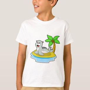 Camiseta Sello en la isla