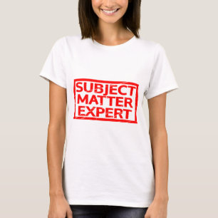 Camiseta Sello experto del tema