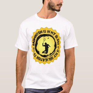 Camiseta Sello fantástico del bádminton