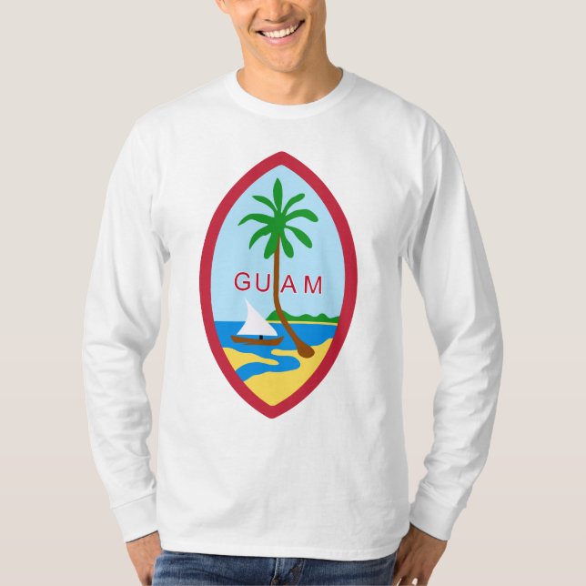 Camiseta Sello GU de Guam (Anverso)