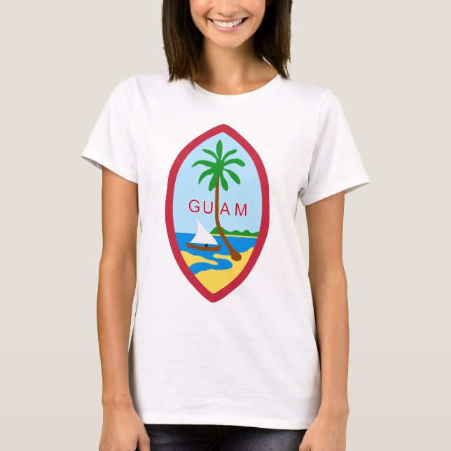 Camiseta Sello GU de Guam (Anverso)