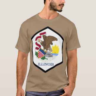 CAMISETA SELLO HEXAGONAL DE ILLINOIS