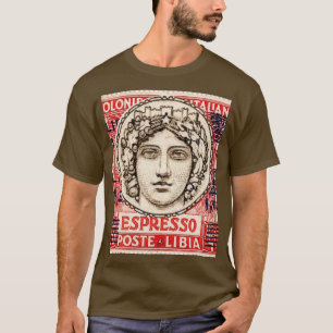 Camiseta Sello libio italiano de 1933 Gráfico