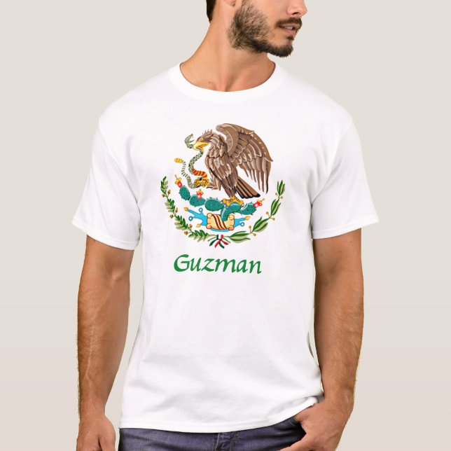 Camiseta Sello nacional mexicano de Guzman (Anverso)