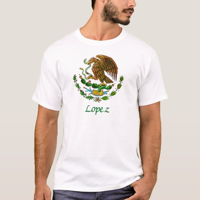 Camiseta Sello nacional mexicano de López (Anverso)