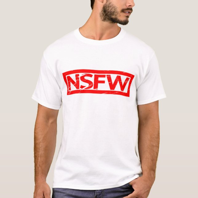 Camiseta Sello NSFW (Anverso)