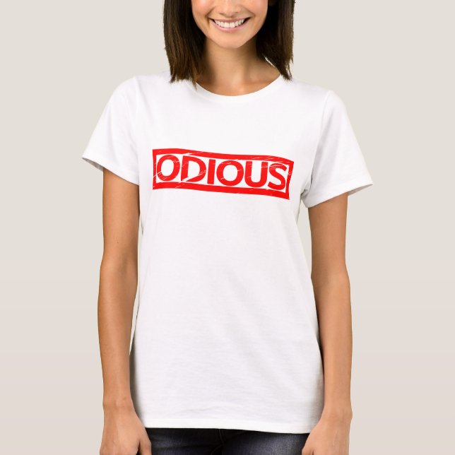 Camiseta Sello Odioso (Anverso)