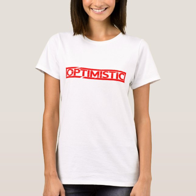 Camiseta Sello optimista (Anverso)