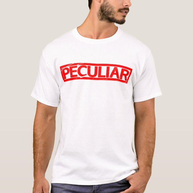 Camiseta Sello peculiar (Anverso)
