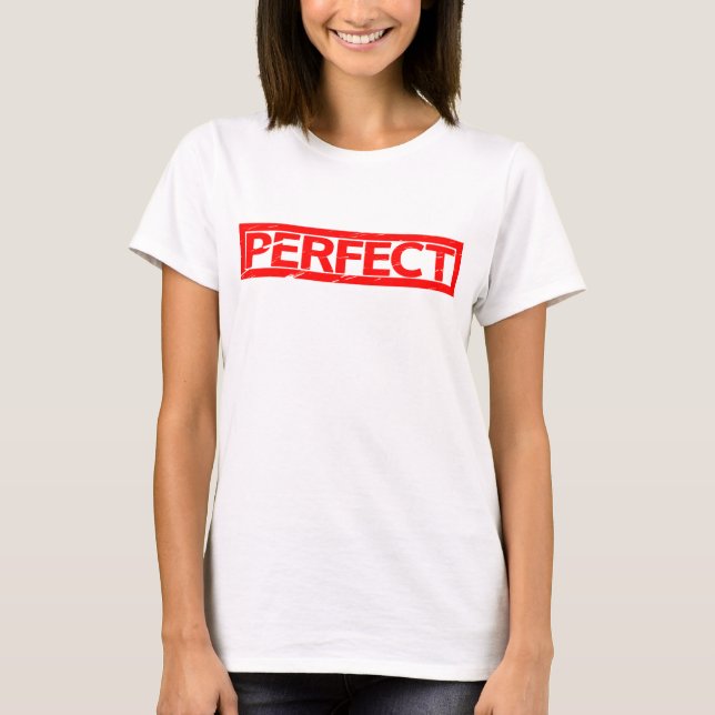 Camiseta Sello perfecto (Anverso)