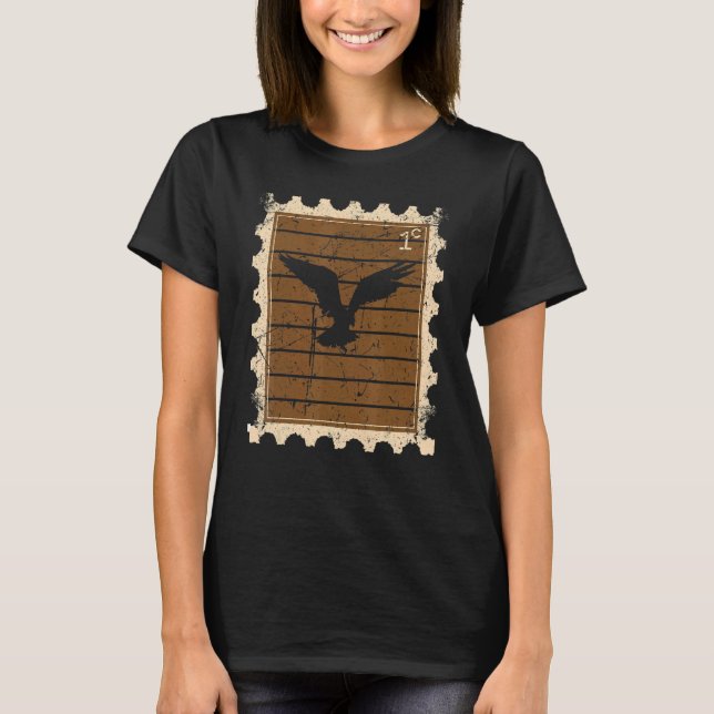 Camiseta Sello Postal Con Águila (Anverso)